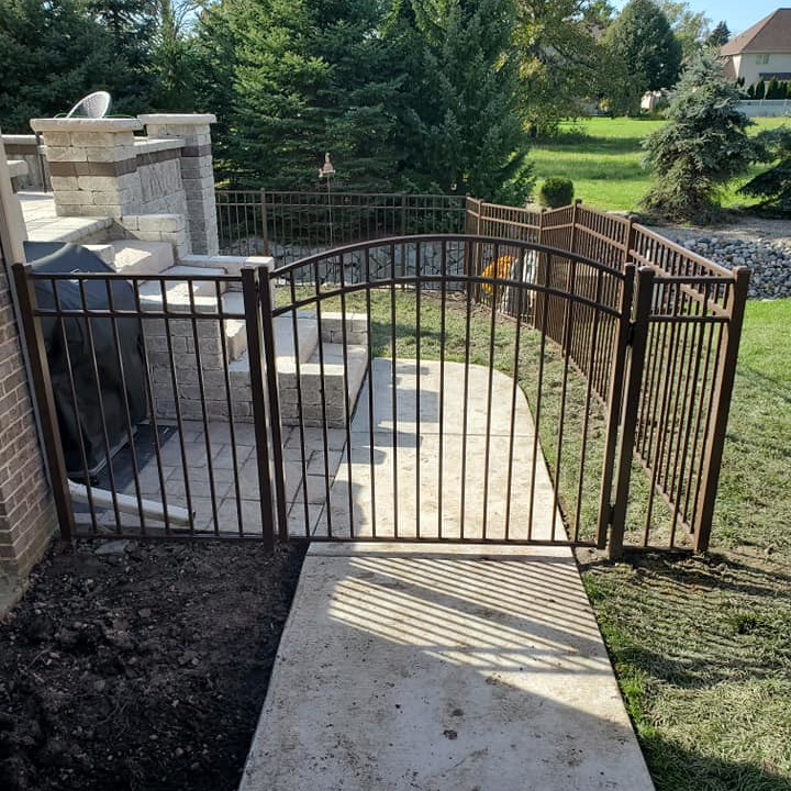 Aluminum Fence Installation