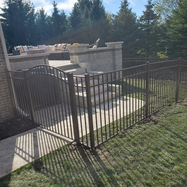 Aluminum Fence Installation