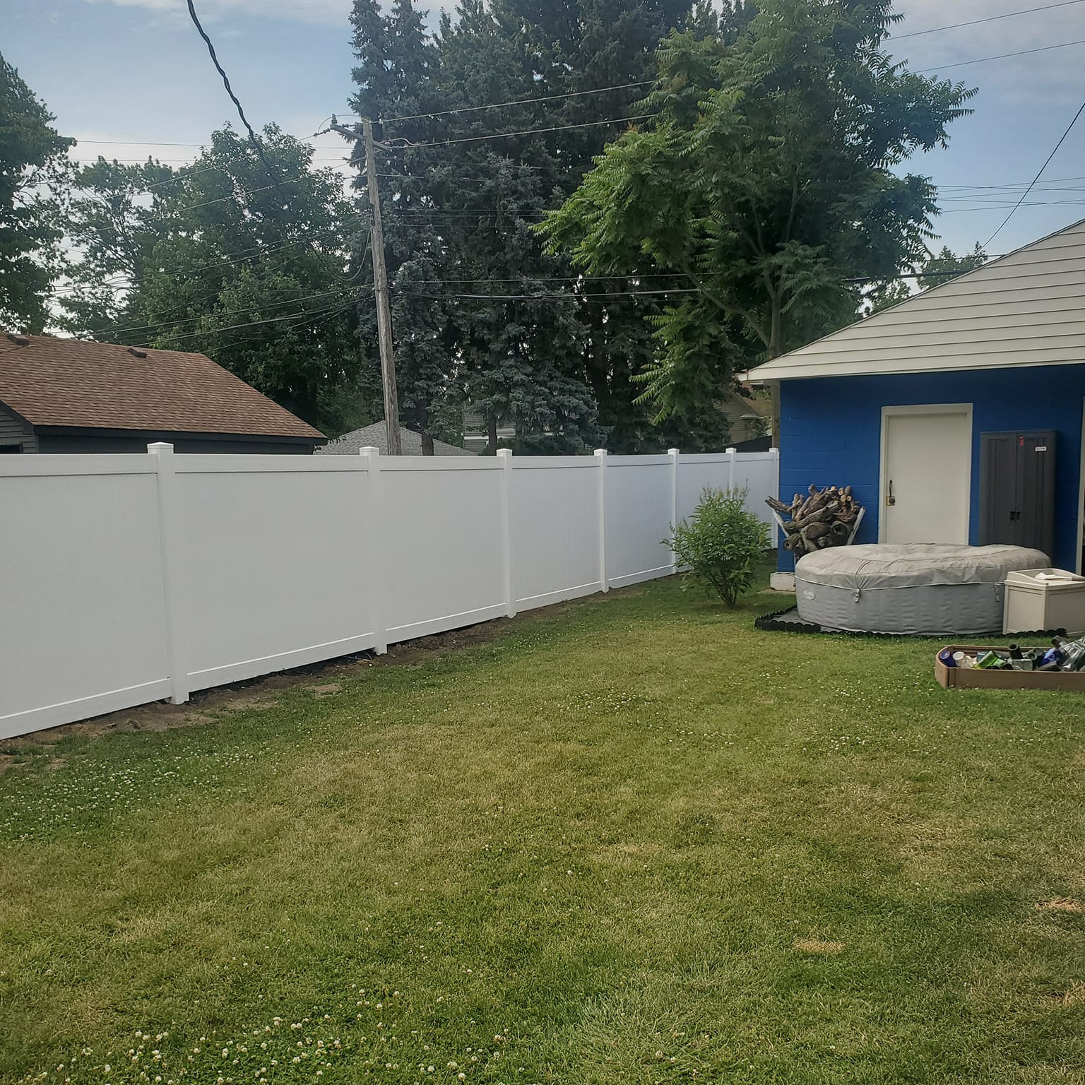 PVC Privacy Fence